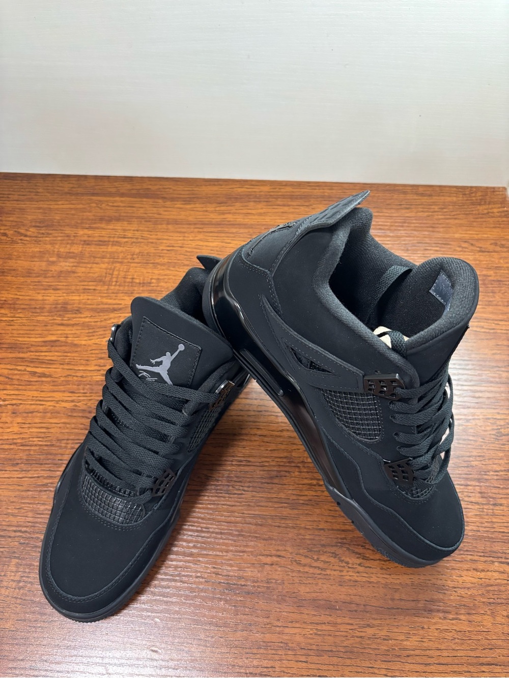 Air Jordan 4 Retro -Black Cat Men’s Sneakers - Picture 3 of 6
